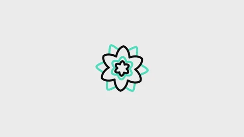 Peony Animated Icon Stock Footage 320225041