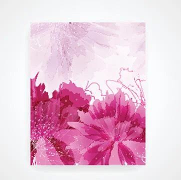Peony flower Stock Illustration