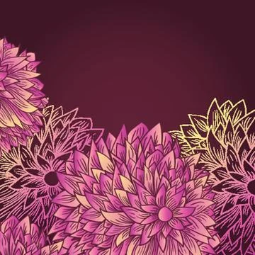 Peony flower Stock Illustration