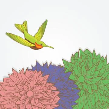 Peony flower Stock Illustration