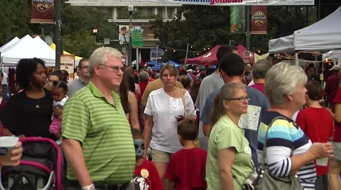 People-23, crowd, walking &amp; standing Stock Footage 41915057