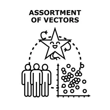 People analyzing data visualization for successful solutions 库存插图