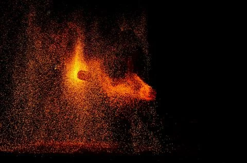 People and fire Stock Photos