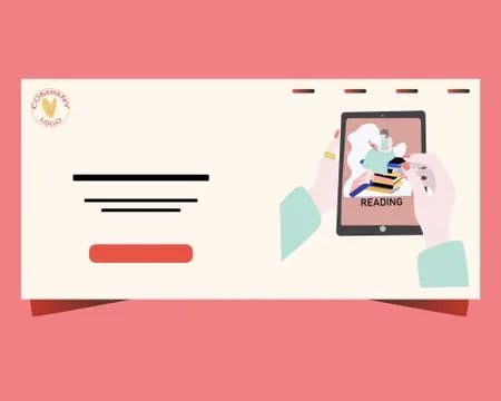 People and gadgets. Stock Illustration