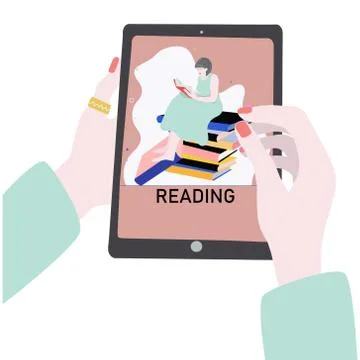 People and gadgets. Stock Illustration