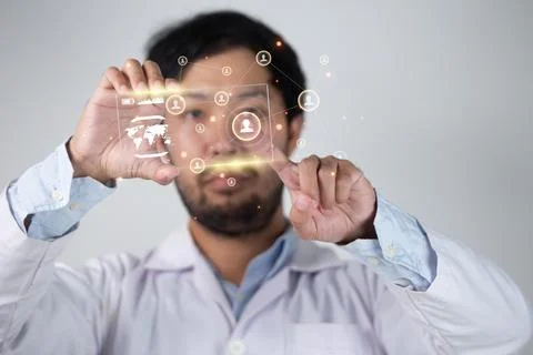 People and information data; Stock Photos