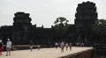 People in Angkor Wat temple, Siem Reap, Cambodia HD Footage