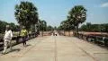 People in Angkor Wat temple, Siem Reap, Cambodia HD Footage