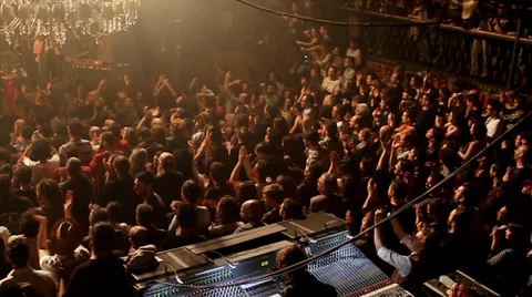 People aplauding in a show Stock Footage 37117214