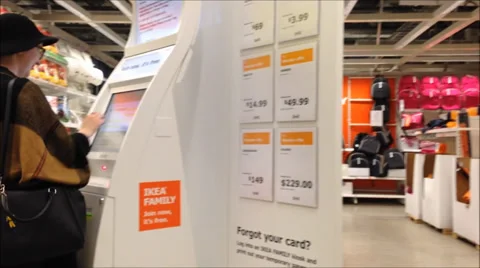 People applying member card Stock Footage 38639516