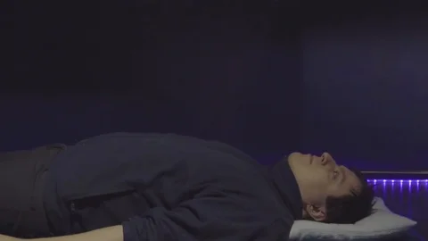 People are preparing for meditation in a meditation center Stock Footage 100445853