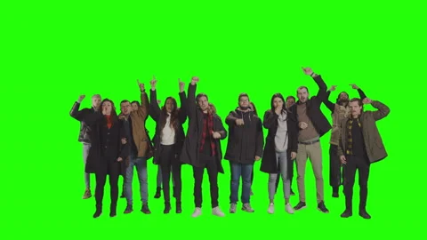 People are protesting Stock Footage 172565488