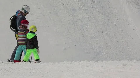 People are riding in the mountains Stock Footage 73353644