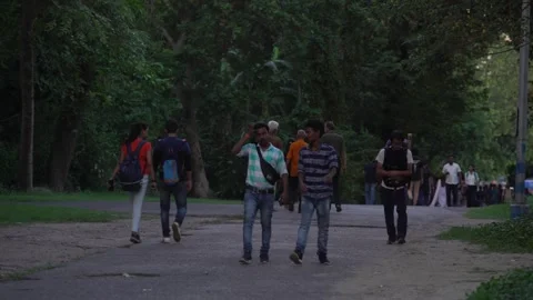 People are walking. Stock Footage 244484734