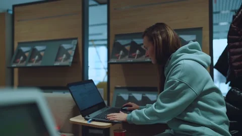 People are working on laptops Stock Footage 220581561