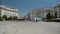 People at Aristotelous Square in Thessaloniki, Greece HD Footage