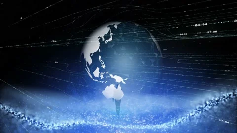 People in artificial intelligence cyberspace Stock Footage 228087468