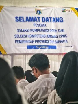 People Attend Competency Selection Event in Jakarta Province for Year 2024J.. Stock Photos