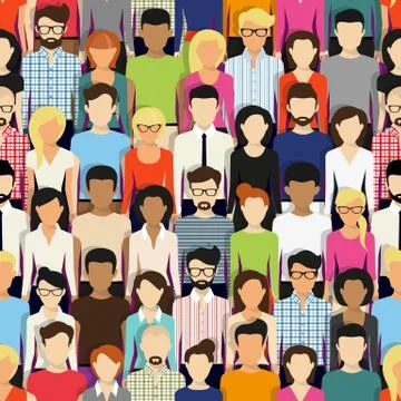 People background Stock Illustration