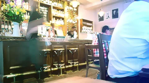 People at bar Stock-Footage 41403534