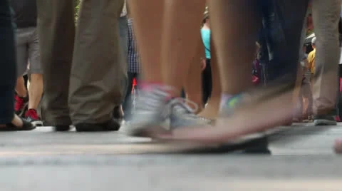 People in barcelona Video stock 25333221