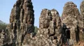People at Bayon - Khmer temple complex at Angkor Thom, Siem Reap, Cambodia HD Footage