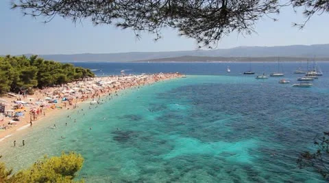 People on the beach Stock Footage 11651009