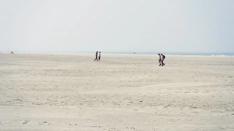 People at the beach Stock Footage 42890203