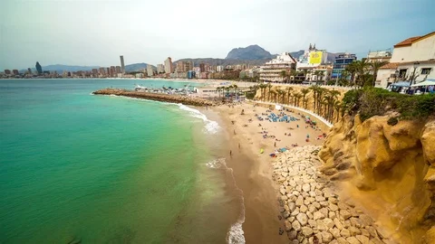 People at the Beach Stock Footage 98501865