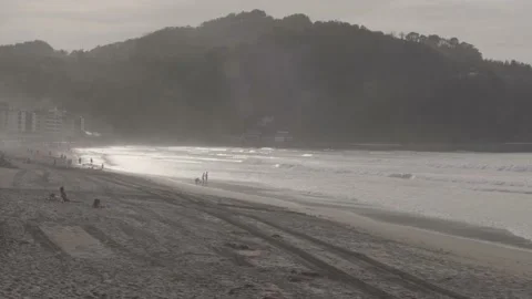 People at the beach Stock Footage 239921359