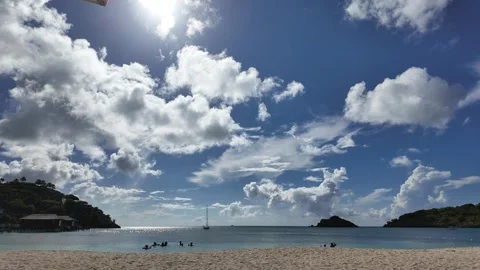 People at Beach Stock Footage 284030848