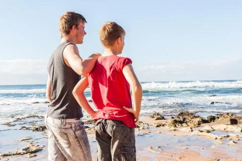 People On The Beach Stock Photos