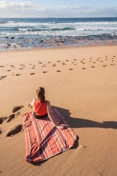 People On The Beach Stock Photos