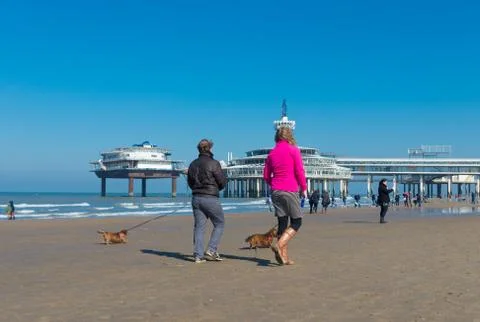 People on beach Foto stock