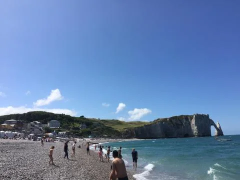 People on the beach Stock Photos