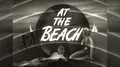 People At The Beach Vintage Vacation Fun Old Home Movie Film Title Graphic Retro HD Footage