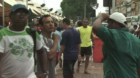 People in Belem Do Para, Brazil Stock-Footage 19233203