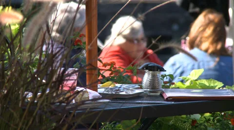 People on a bench (1 of 3) Stock Footage 34281023
