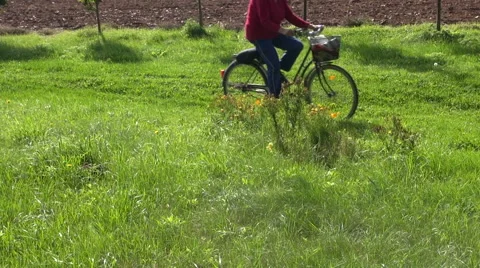 People on bicycles Stock Footage 67666243