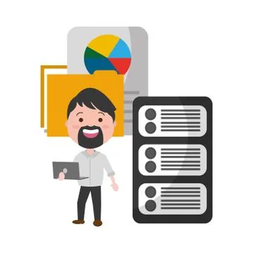 People big data Ilustración de archivo