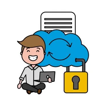 People big data Stock Illustration