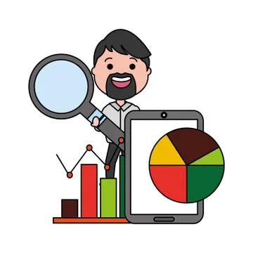 People big data 스톡 일러스트