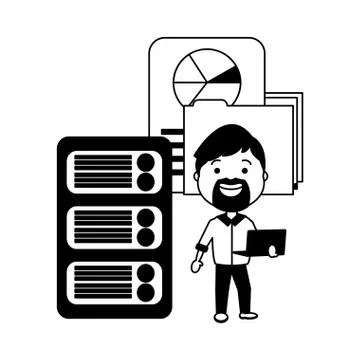 People big data Ilustración de archivo