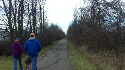 People on biketrail Stock Footage 33966644