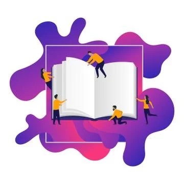 People book Stock Illustration