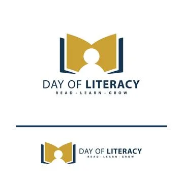 People Book logo vector template. Creative Book People logo design concept... Illustrazione stock
