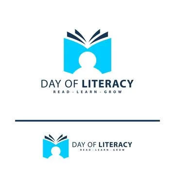 People Book logo vector template. Creative Book People logo design concept... Ilustração Stock