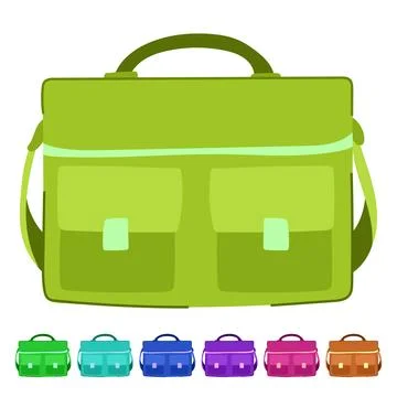 People briefcase leather vector cartoon graphic イラスト素材