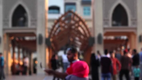 People on the btidge Video stock 75843496