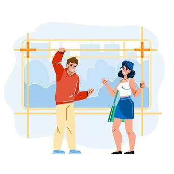 People bus vector Stock Illustration